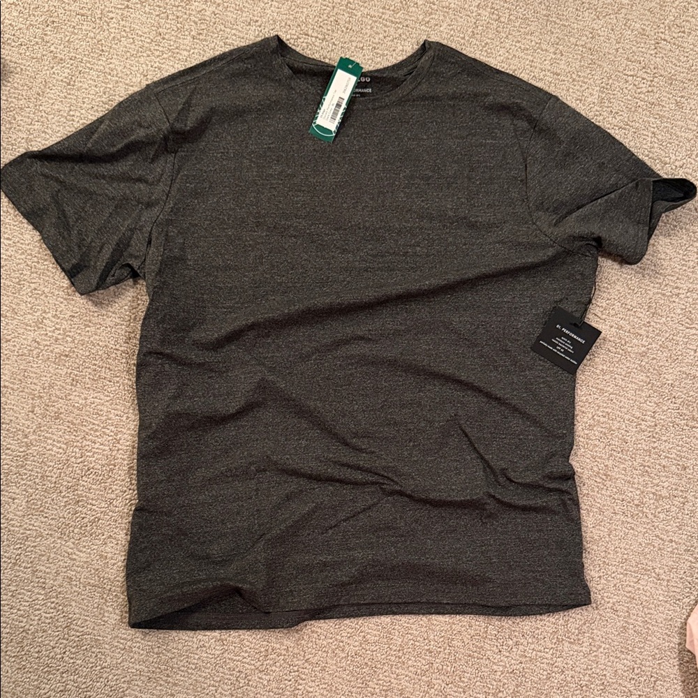 Men's Charcoal Gray T-Shirt XL Performance 01 ALGO LUX Athleisure NWT Stitch Fix